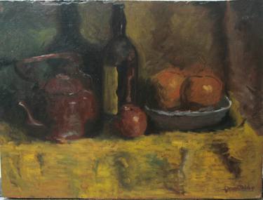 Print of Figurative Still Life Paintings by Georgette Montaldo