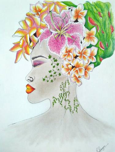 Original Women Drawings by Mercy Nanyanga