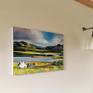 artwork hung on the wall