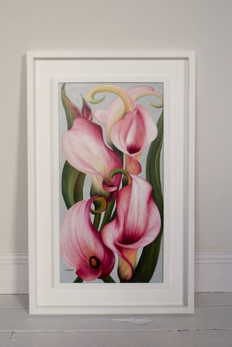 Original Illustration Floral Painting by Charlotte Ambler