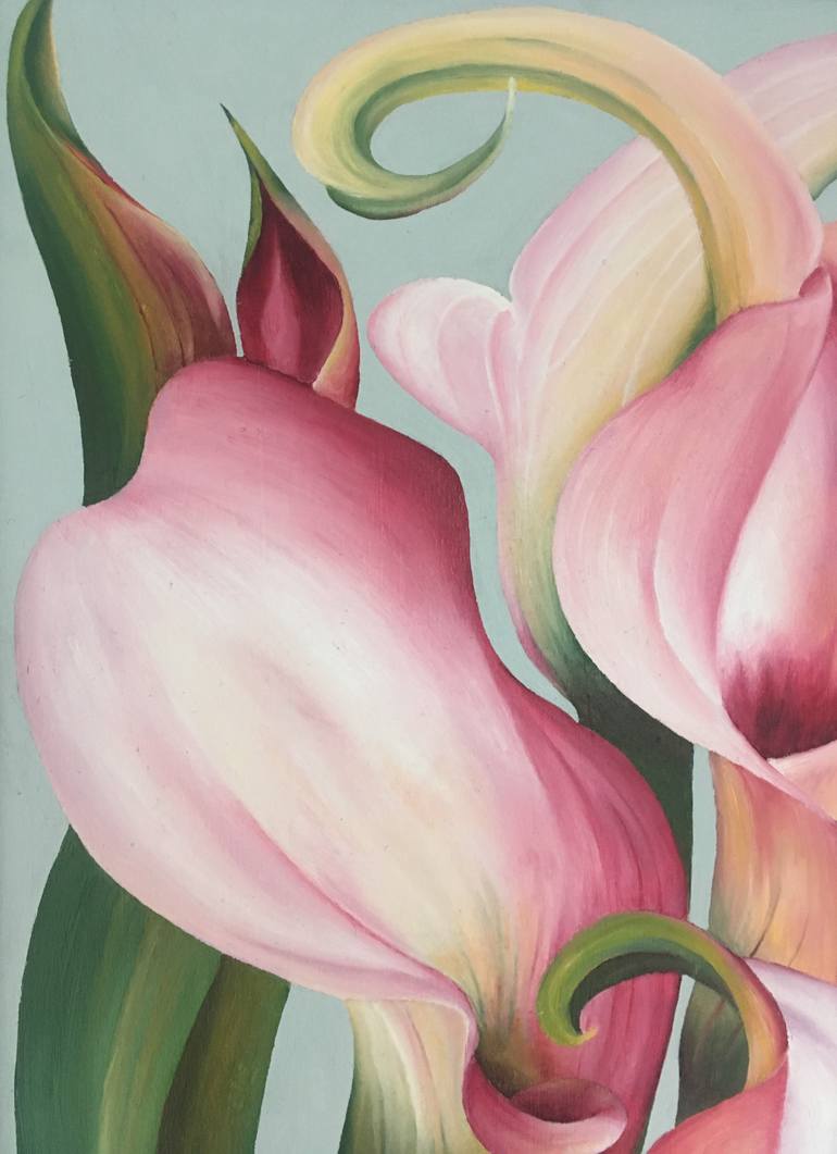 Original Illustration Floral Painting by Charlotte Ambler