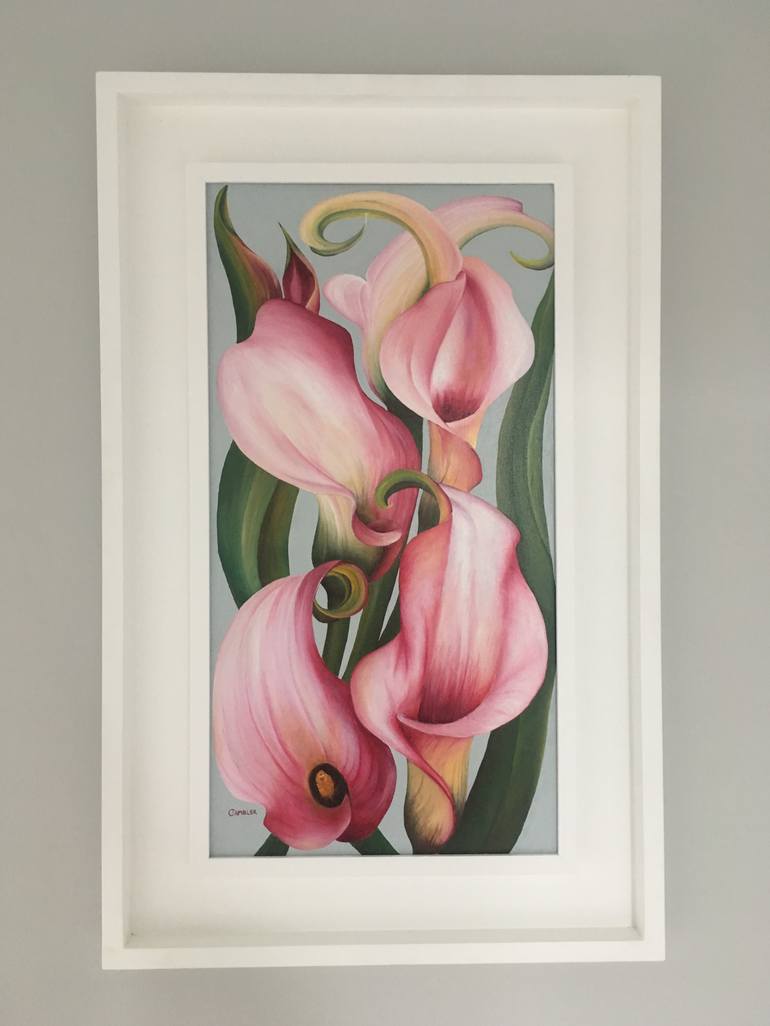 Original Illustration Floral Painting by Charlotte Ambler