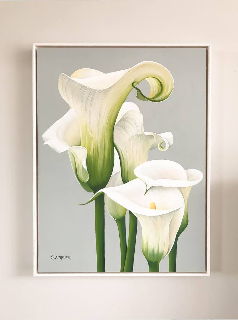 Original Fine Art Floral Painting by charlotte ambler