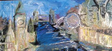 Print of Abstract Expressionism Cities Paintings by Silvina Vilar