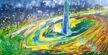 Print of Expressionism Cities Paintings by Silvina Vilar