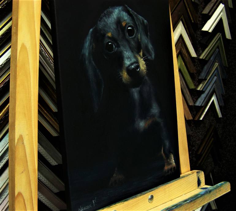 Original Realism Animal Painting by Gennady Mysan