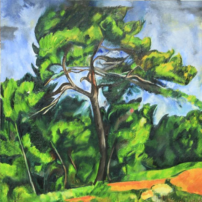 cezanne paintings trees