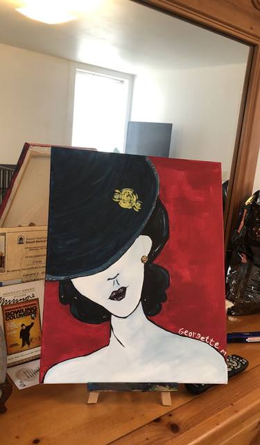 Original Pop Art People Paintings by Georgette Miller