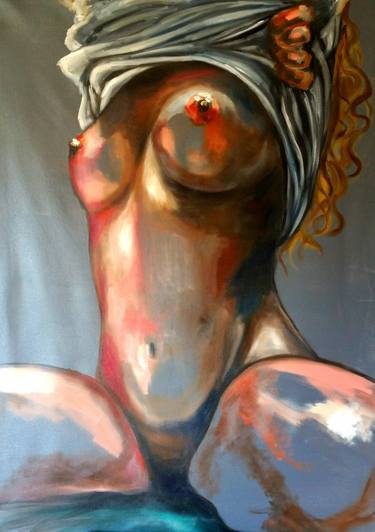 Print of Realism Nude Paintings by Nush Menna