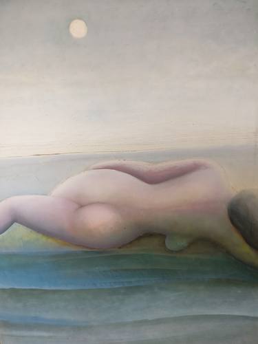 Print of Surrealism Nude Paintings by Riccos Trigeorgis