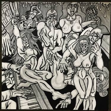 Print of Nude Paintings by Alain Gavriluțiu