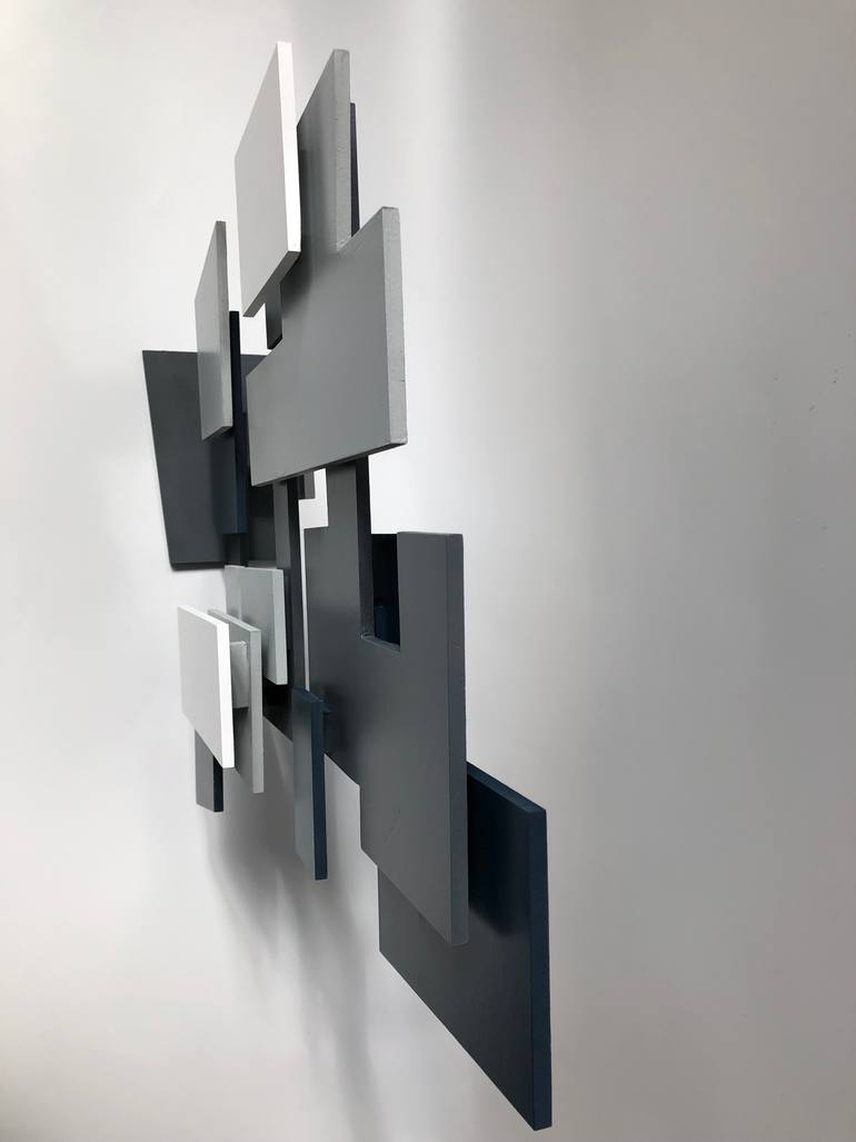 Original Modernism Abstract Sculpture by Claire Grillet