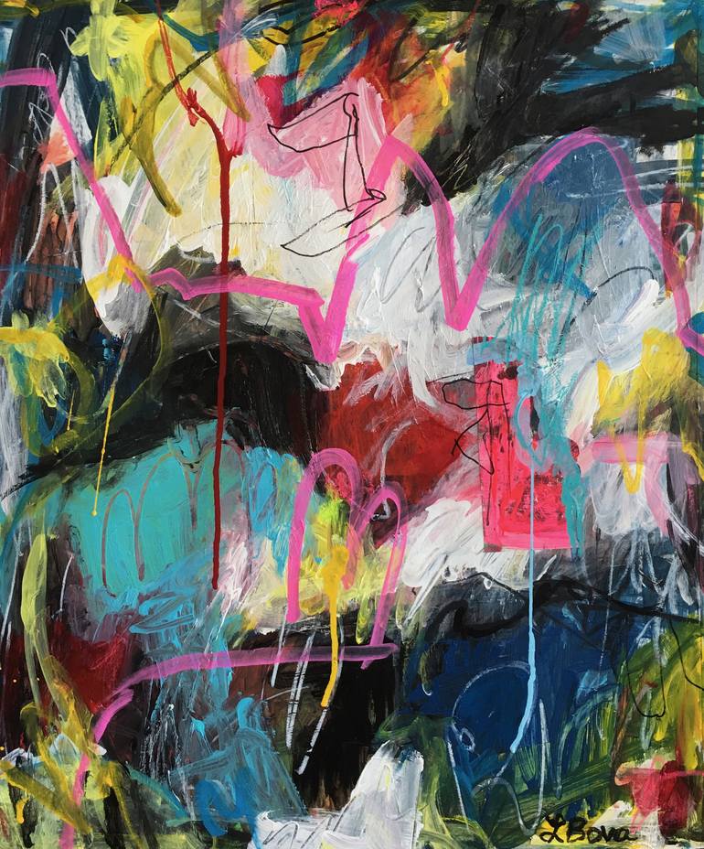 Flux Lux Painting by Louise Bova | Saatchi Art