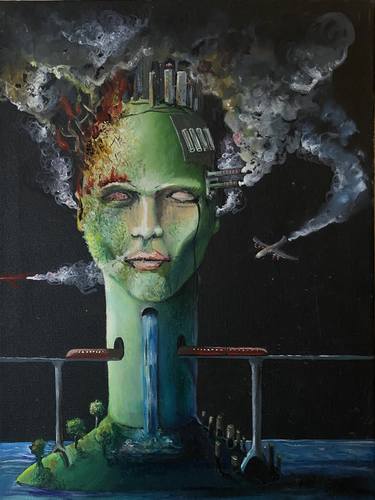 Print of Conceptual Popular culture Paintings by Greif Lazic