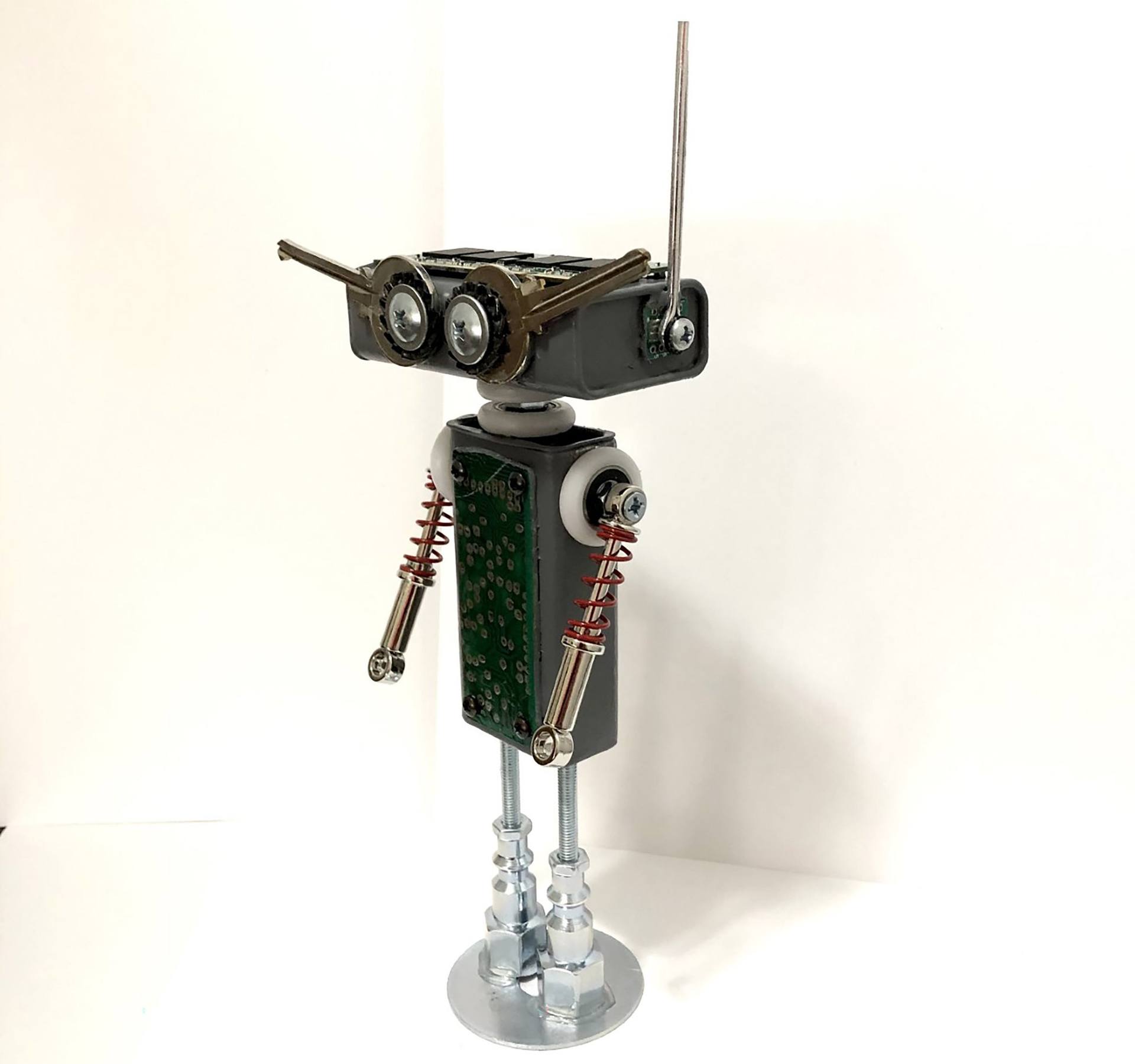 Found Objects Robot 2024 Dog Sculpture