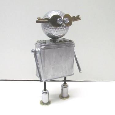 Norby (Found Objects Robot Sculpture) thumb