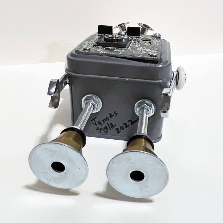 Original Art Deco Science/Technology Sculpture by James Sigle