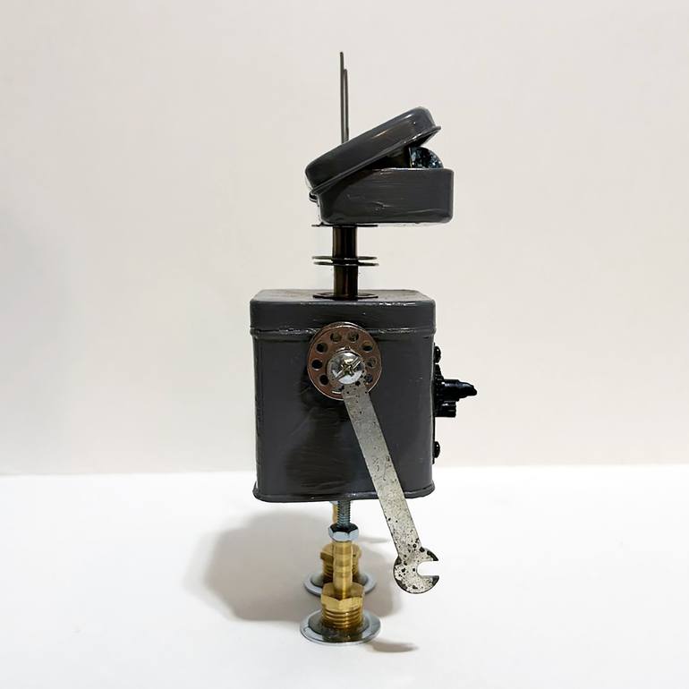 Original Art Deco Science/Technology Sculpture by James Sigle