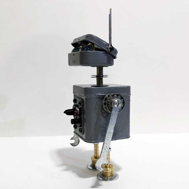 Original Art Deco Science/Technology Sculpture by James Sigle