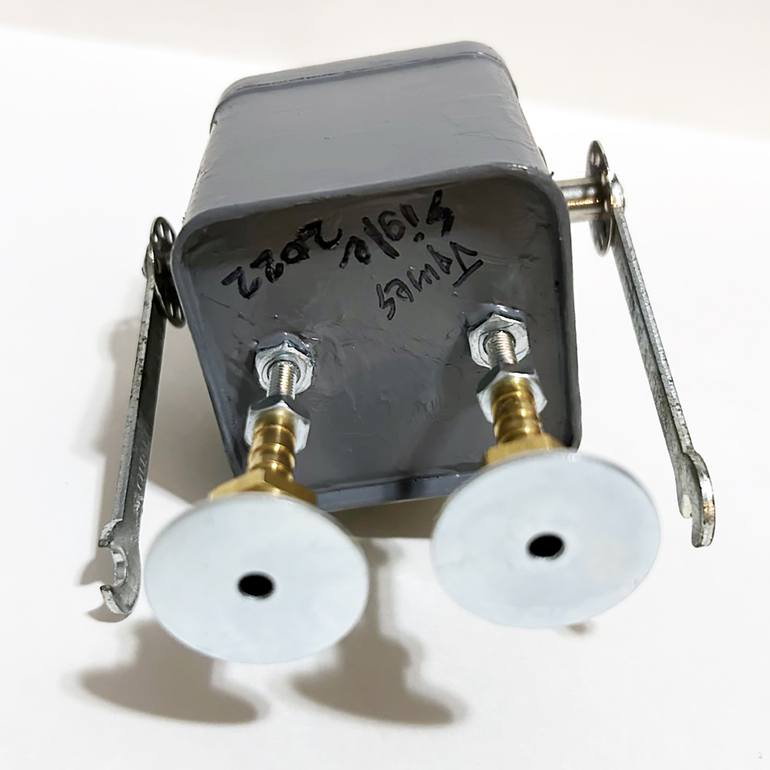 Original Art Deco Science/Technology Sculpture by James Sigle