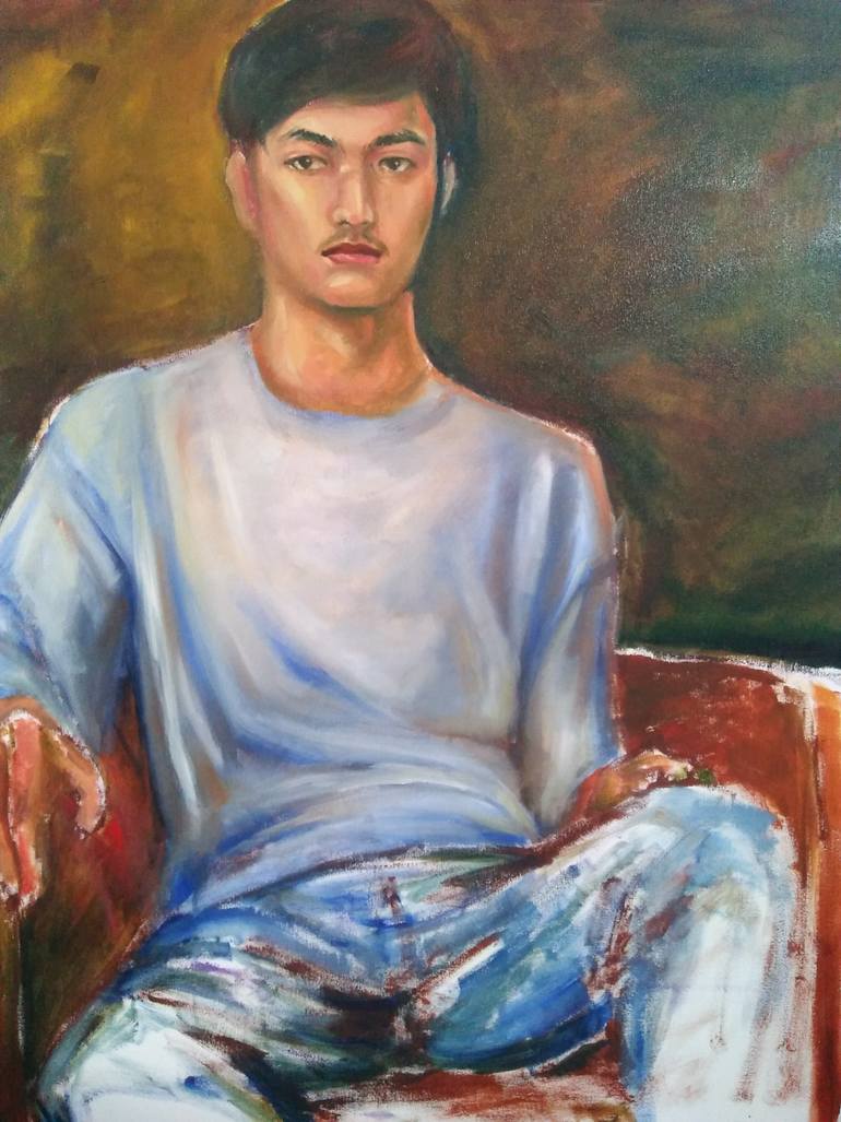 Original Other People Painting by Lanna Boonmee