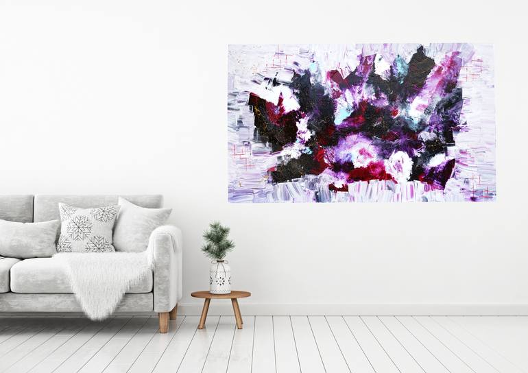 Original Abstract Painting by Ioana Stefanescu