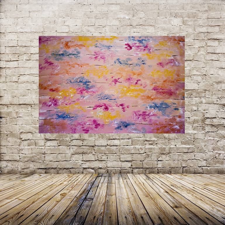 Original Abstract Expressionism Abstract Painting by Ioana Stefanescu