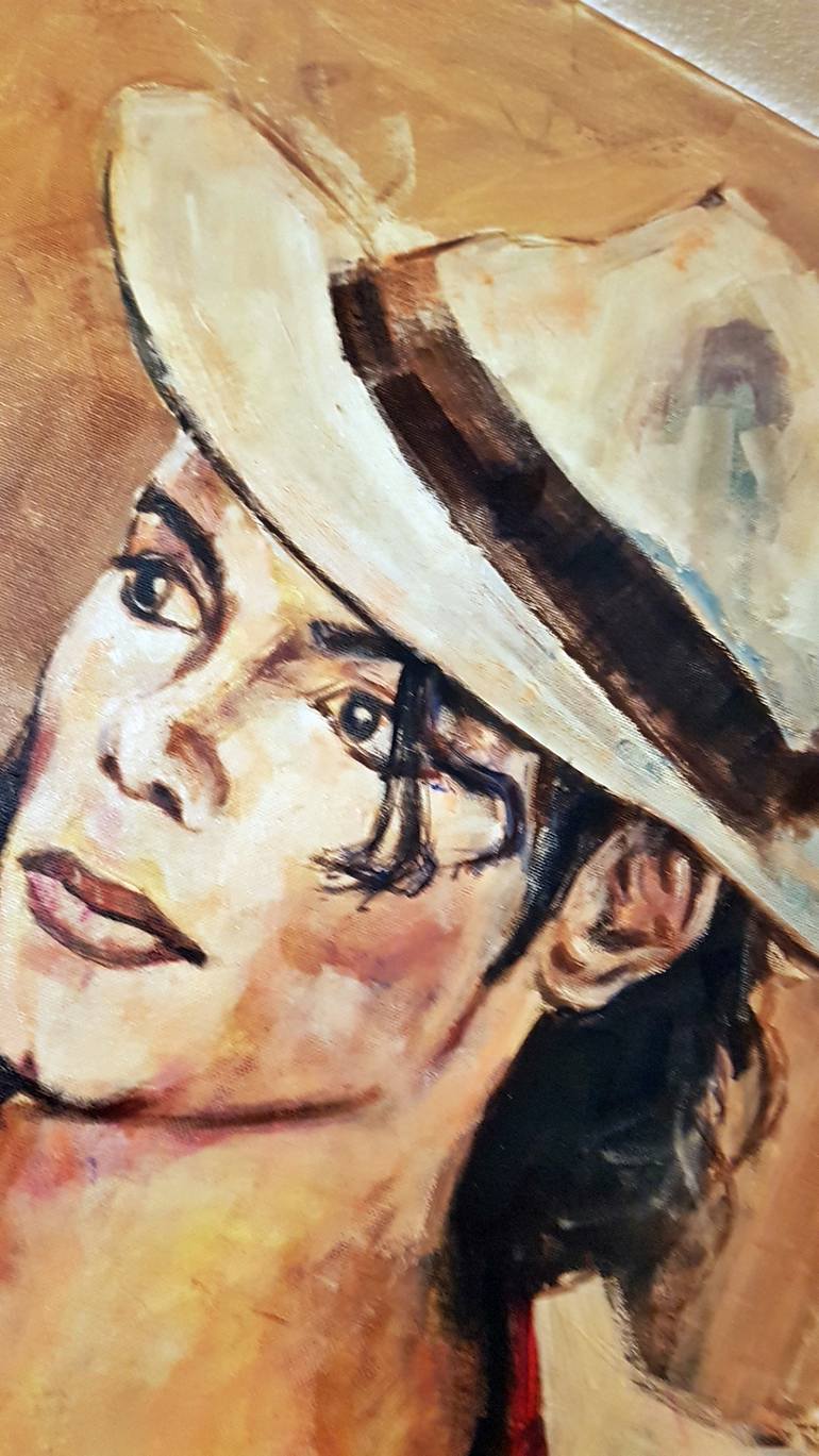 Original Expressionism Pop Culture/Celebrity Painting by Gabriel Holcer