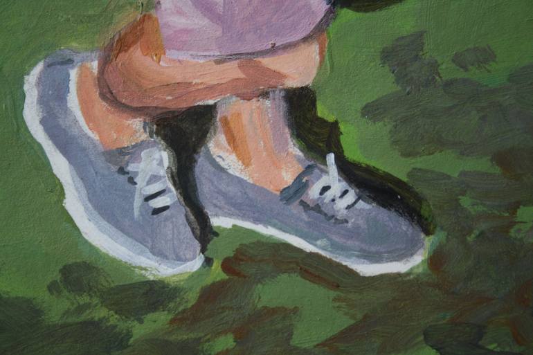 Original Figurative Family Painting by Helen Uter