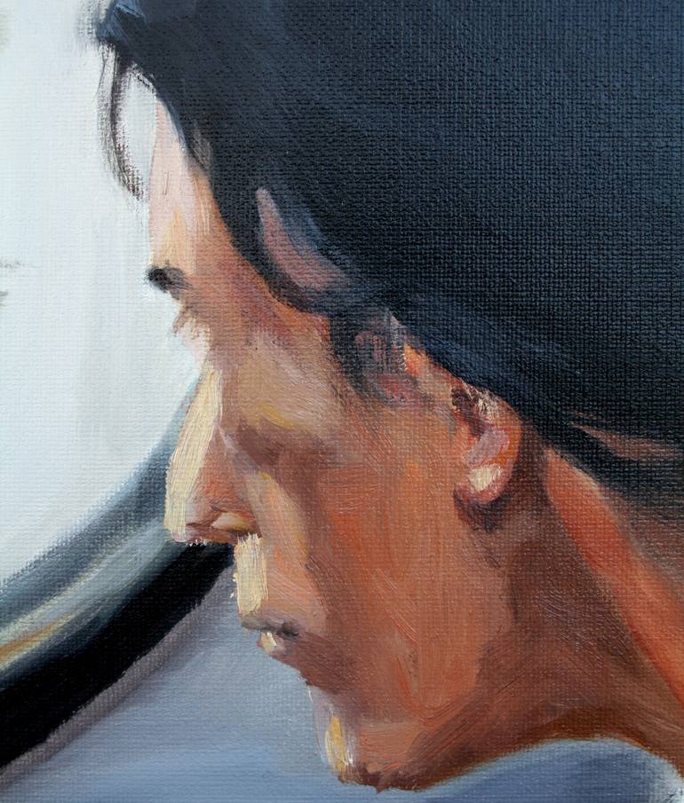 Original Figurative People Painting by Helen Uter