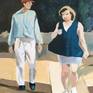 Serie « DEMARCHES ORDINAIRES »

"… nous sont "racontées" des histoires de quidams qui se frôlent, de regards qui se croisent, de marcheurs abandonnés à leurs pensées, soucieux, sereins, absents... Helen Uter peint des instants volés".
Lorrina N. BARRIENTOS