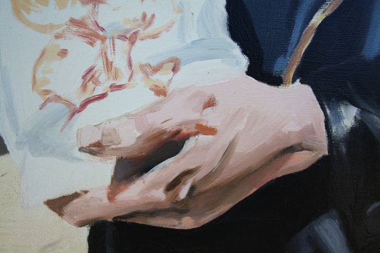 Original Figurative People Painting by Helen Uter