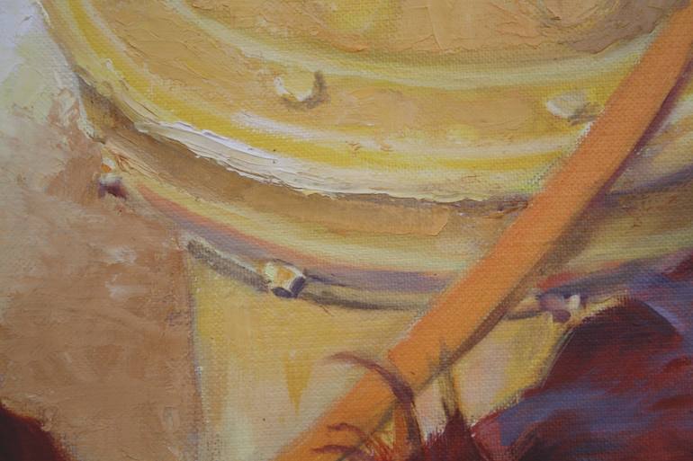 Original Figurative Dogs Painting by Helen Uter