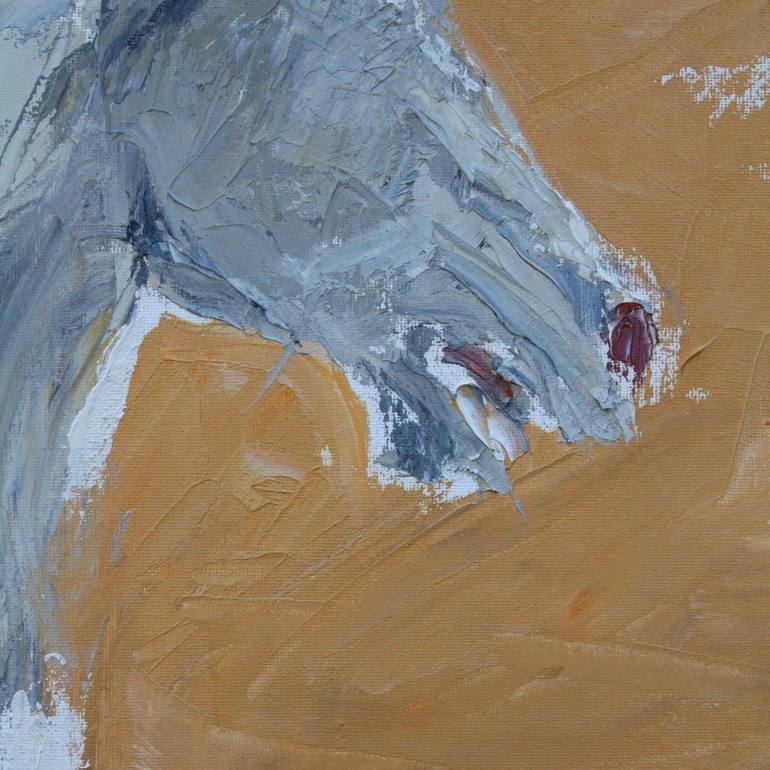 Original Figurative Cows Painting by Helen Uter