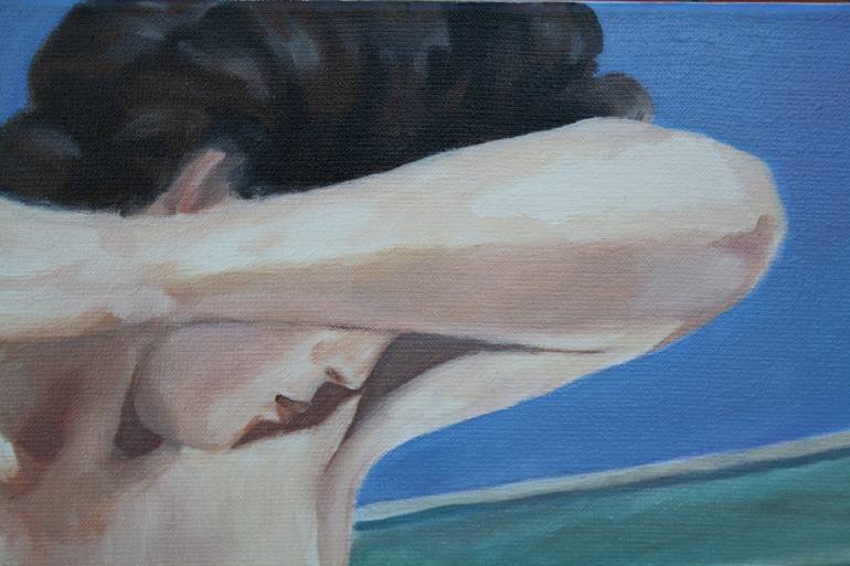 Original Figurative Nude Painting by Helen Uter