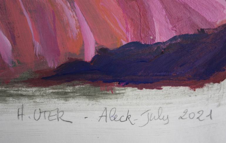 Original Figurative Dogs Painting by Helen Uter