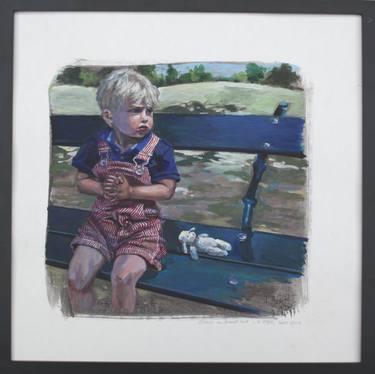 Original Figurative Children Paintings by Helen Uter