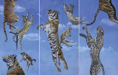 Original Conceptual Animal Paintings by Helen Uter