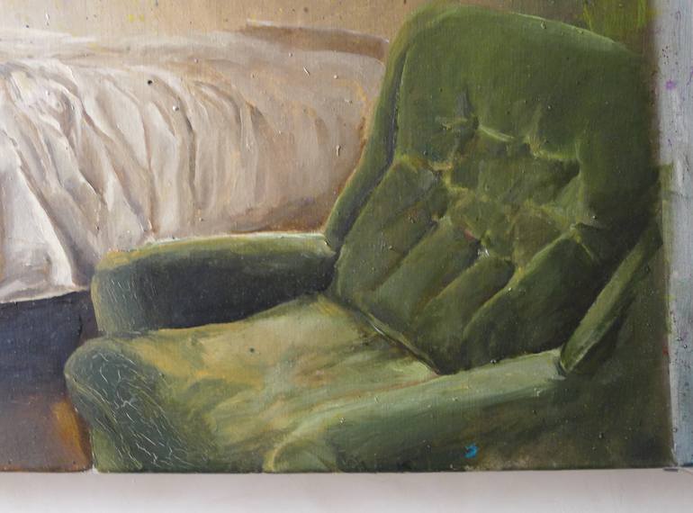 Original Figurative Interiors Painting by Giancarlo Manneschi