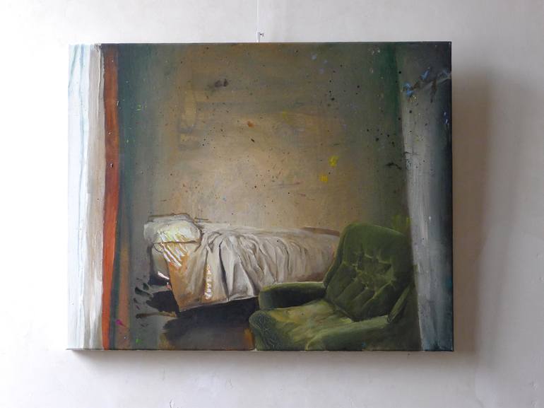 Original Interiors Painting by Giancarlo Manneschi