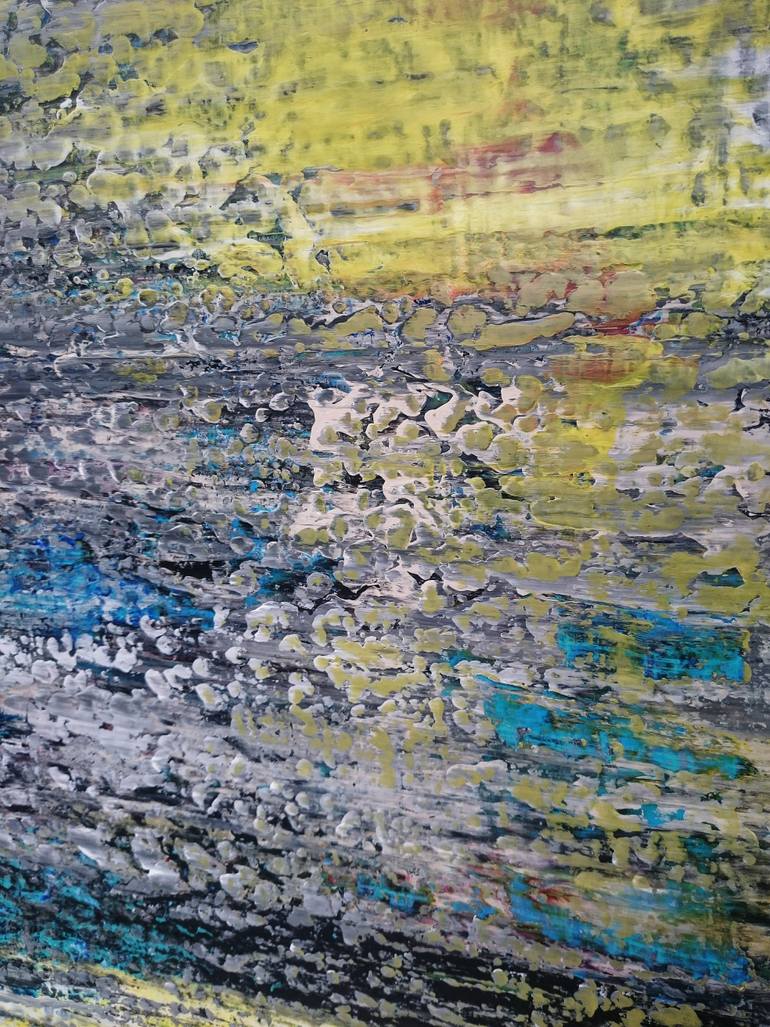 Original Abstract Expressionism Abstract Painting by Marcin Tobolka
