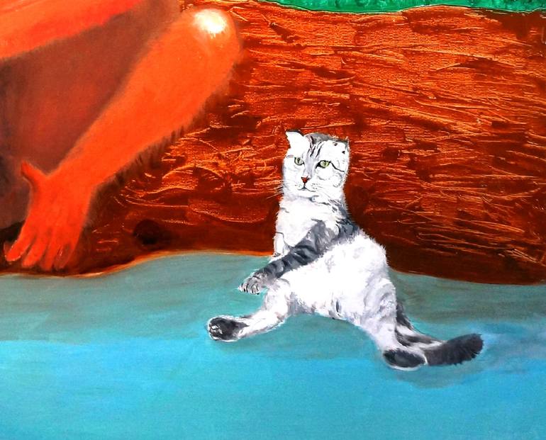 Original Realism Animal Painting by Martin Lee M T