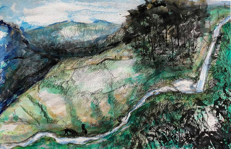 Print of Impressionism Nature Paintings by Martin Lee M T