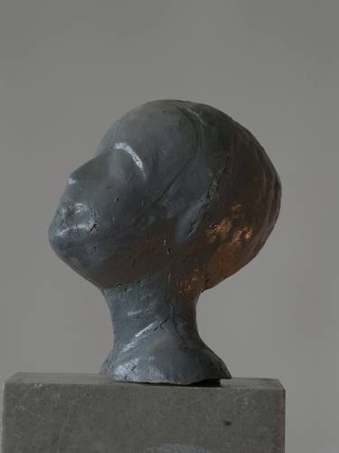 Original Figurative Portrait Sculpture by Anatoli Yonchev