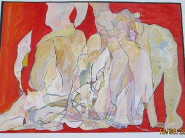 Print of Abstract Expressionism Family Paintings by Eileen Marjory Brotzman