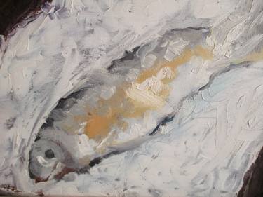 Original Fish Painting by Vojin Popovic