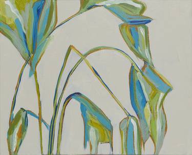Print of Abstract Botanic Paintings by Ryan Michael Kelly