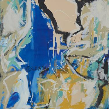 Original Abstract Beach Paintings by Ryan Michael Kelly