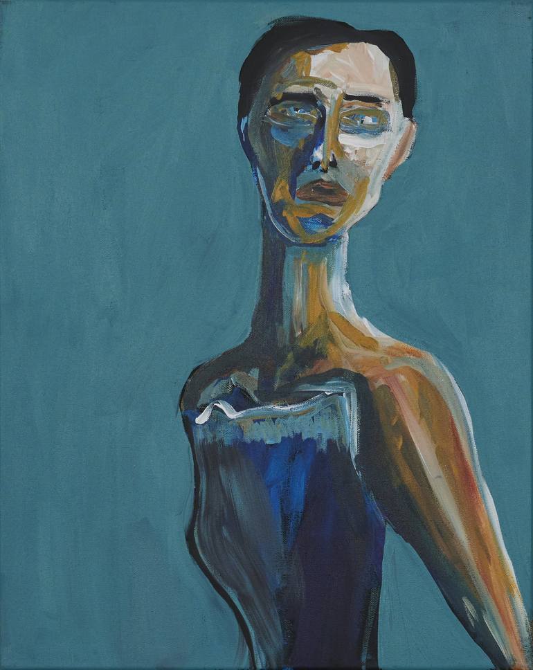 Portrait Study Painting by Ryan Michael Kelly | Saatchi Art