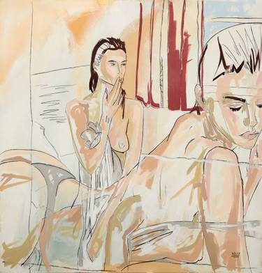 Original Contemporary Nude Paintings by Ryan Michael Kelly